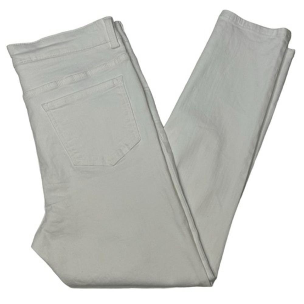 Universal Standard Seine High Rise Skinny Jeans White 27" Inseam Women's 12‎